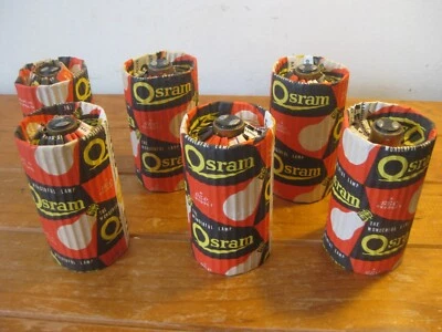 6 x VINTAGE (NEW) Osram Clear 240/250v (15w) Light Globes (Bayonet Cap)Australia - Image 1 of 4