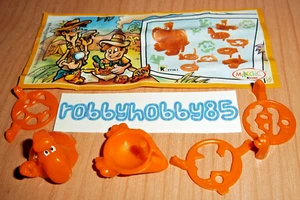 FF061 DINOSAURO ARANCIO + CARTINA/BPZ KINDER SORPRESA ITALIA SORPRESINE 2014/15 - Picture 1 of 1