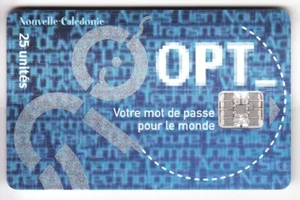 NOUVELLE CALEDONIE TELECARTE / PHONECARD .. NC80 25U SC7 OPT MILLENIUM 8NR C.12€ - Picture 1 of 1