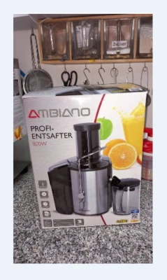 ALDI Profi Entsafter AMBIANO Edelstahl Neuwertig & OVP !! - Bild 1 von 4