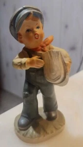 Zeitungszusteller Junge Porzellan Figur NAPCO C8748 Japan 5 1/2" groß Vintage - Bild 1 von 5