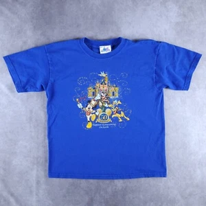 Disney Land Youth T Shirt S 50th Anniversary Blue 2005 - Picture 1 of 8