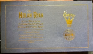 NOLAN RYAN 1993 Litho Autographed 27th Season Fossil Watch & Collector’s Set #’d - Picture 1 of 7