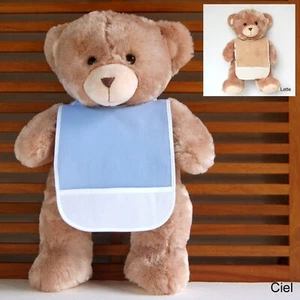 BAVOIR À BRODER POINT DE CROIX BAVETTE ENFANT TISSU OEKO-TEX - Picture 1 of 6