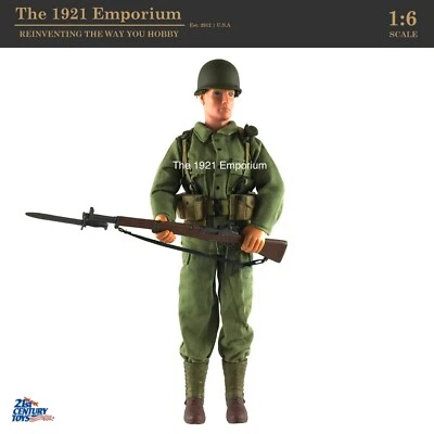 Фигурка солдата рейнджера армии США времен Второй мировой войны 1:6 21st Century Toys Ultimate Soldier - Изображение 1 из 3
