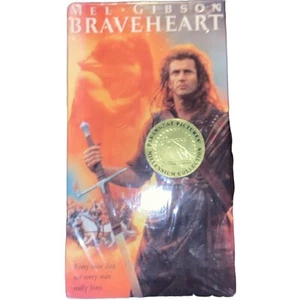 Braveheart SEALED VHS Mel Gibson PARAMOUNT 1995 Double Pack WATERMARK - Picture 1 of 5