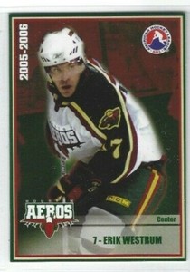 2005-06 Houston Aeros (AHL) Erik Westrum