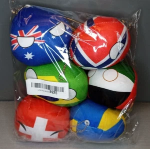 Raclove 6PC Countryballs Plushies - Soft & Educational National Character Toys. - Picture 1 of 6