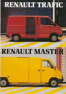 Renault Trafic & Master 1981 Original 8 page Foldout sales Brochure - Picture 1 of 1