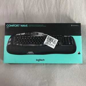 Logitech K350 920-001996 Comfort Wave Wireless Keyboard Y-RBN9 Factory Sealed - Picture 1 of 11