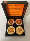 BLACKPOOL Football Club FC Badge RARE LTD ED PROMOTION 1992 PLAY OFF Box Set 