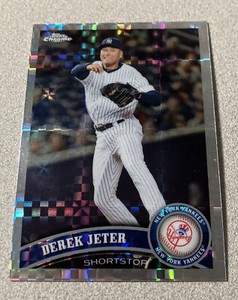 2011 Topps Chrome Xfractor Refractor #20 Derek Jeter Yankees