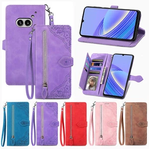For Asus Umidigi Oukitel C36 HTC U23 Fair Zipper Wallet Leather Phone Case Cover - Picture 1 of 54