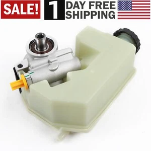 Power Steering Pump W/ Reservoir For 2002-2006 Jeep Liberty 2.4L 3.7L 20-64610 - Picture 1 of 23
