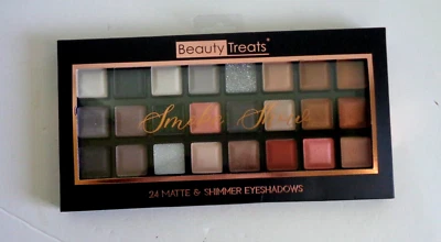 Beauty Treats Essential Eye and Face Palette 24 Shades  Highlighters & Matte - Image 1 of 2