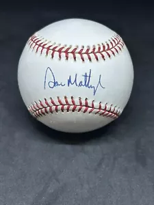 Don Mattingly Signed Baseball JSA Certified Autograph Auto JSA Sticker Only - Picture 1 of 2