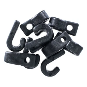 PARACORD PLANET Kayak Lashing Hook - Canoe, Boat, Paddle Board - 10 J-Hooks - Picture 1 of 3