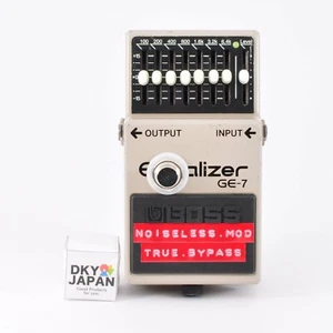 Boss GE-7 Modified True Bypass & Noiseless Equalizer MIT 2002 Used Fm JP#NQ47944 - Picture 1 of 18