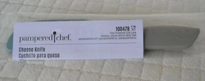 Pampered Chef  ~NEW~ CHEESE KNIFE - Cuts - Shaves - Safety Cover - Ergo Handle - Image 1 of 3