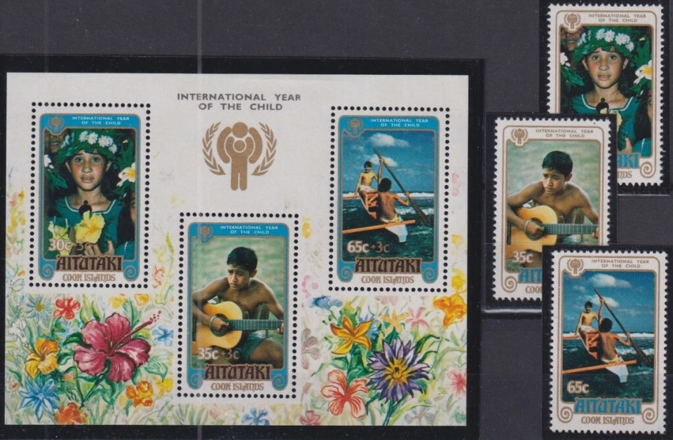 F-EX50970 AITUTAKI MNH 1979 CHILD YEAR UNICEF CHILDREN. - Image 1 of 1