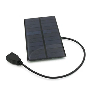 5,5 V Mini-USB-Solarpanel-Powerbank für Outdoor-Camping-Handy-Ladegerät - Bild 1 von 11