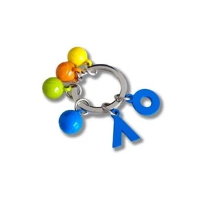 333654 AUSTRALIAN OPEN 2024 AO TENNIS BALL CHARM KEYRING KEY RING WITH CHARMS - Foto 1 di 1