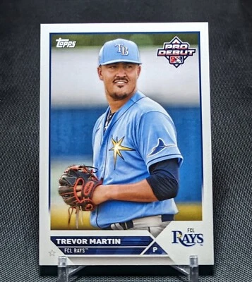 Trevor Martin Prospect Rookie 2023 Topps Pro Debut Card #PD-137 Tampa Bay Rays - Image 1 of 2