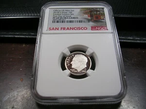 2018-S Proof Silver Roosevelt Dime NGC PF69 UCAM edición limitada primer día - Imagen 1 de 2