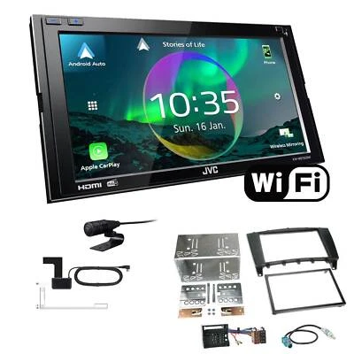 JVC Radio WiFi CarPlay DAB für Mercedes Benz C-Klasse Coupe Facelift ohne Canbus - Bild 1 von 4