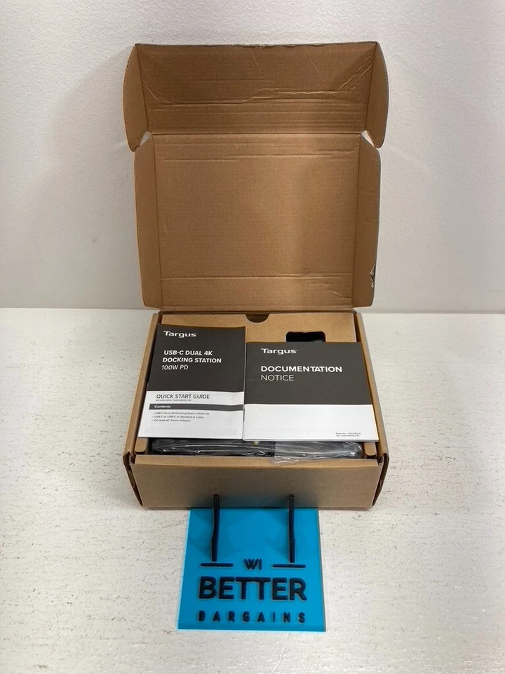 Targus DOCK182-A1 USB-C Dual 4K Docking Station 100W PD DOCK182USZ-91