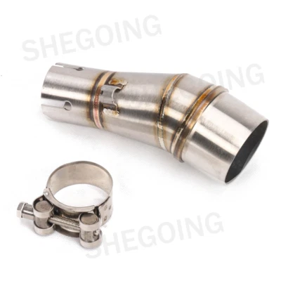 Tubo de escape de enlace medio para motocicleta Kawasaki Ninja 250 250R 300 2008-2017 Foto 1 de 4