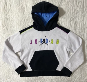 Girl's Jordan Air Cropped Hoodie, Size: Large 12-13 yrs. Jumpman - Picture 1 of 4
