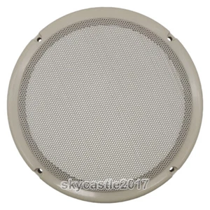 2pc 5" inch 157mm Speaker Cover Audio Decorative Circle Metal Mesh Grille #Beige - Picture 1 of 6