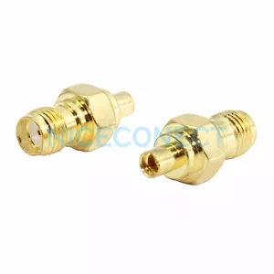 5x SMA hembra a MMCX hembra Jack adaptador recto conector chapado en oro para WiFi - Imagen 1 de 4