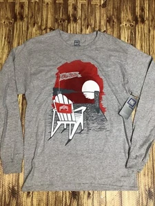 NCAA Pro Edge OHIO STATE BUCKEYES Long Sleeve MENS Gray Summer Dock Sun Shirt M - Picture 1 of 8