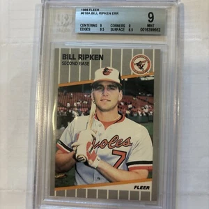 1989 Fleer - Error FF on bat handle #616 Billy Ripken - Picture 1 of 2