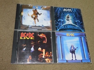 AC/DC - 4 CD LOT WHO MADE WHO/BLOW UP YOUR VIDEO/LIVE/BALL BREAKER - Picture 1 of 4