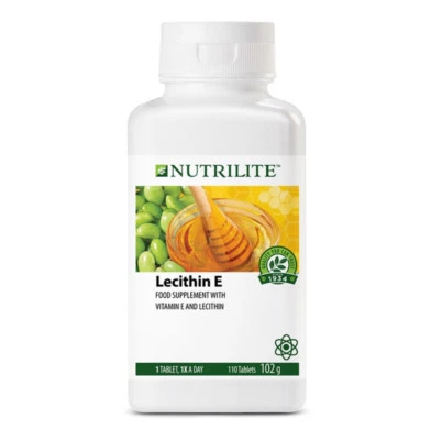 nutrilite lecithin with vitamin E organic supplement fat reducer inhibitor