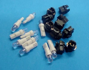 Fits Suzuki 10 White LEDs Light Bulb Socket Dashboard Instrument Panel Indicator - Picture 1 of 3