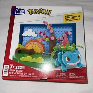 Pokemon Mega Construx Ivysaur Park Escena Construcción Figura Set NUEVO Mattel Nuevo en Caja - Imagen 1 de 6