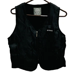 Chaleco térmico Ororo Wear talla grande (sin batería) clásico negro ligero para hombre S2 - Imagen 1 de 12