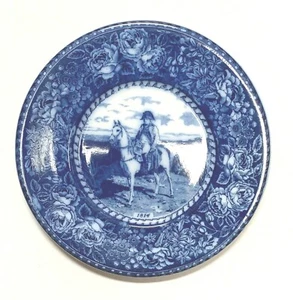 Staffordshire Flow blau Napoleon Serie Teller - Bild 1 von 2