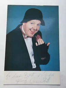Jimmy Cricket Comedian Hand Signed Photo Postcard  - Picture 1 of 2