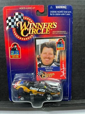 1/64 KENNER ELVIS EDITION WINNERS CIRCLE JOHN FORCE 1998 ELVIS MUSTANG BLACK - Image 1 of 2