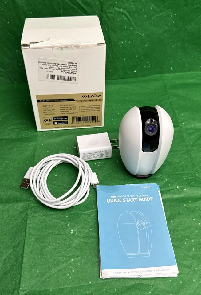 LaView Indoor Security Camera, Baby Monitor LV-PWR3 T14 - Image 1 of 1