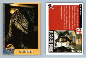 IT Hungers #56 Jurassic Park 1993 Topps German Trading Card - Picture 1 of 1