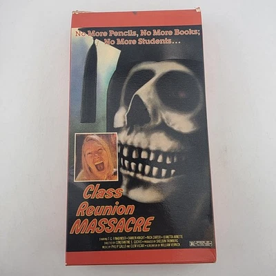 Class Reunion Massacre - VHS - 1978 Redeemer Son Of Satan - Horror - Rare Foto 1 de 4