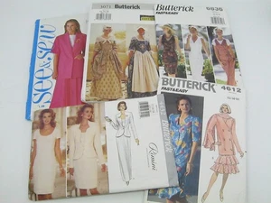 5 Misses Sewing Patterns Size 12 14 16 Easy Top Jacket Skirt Dress Costume Uncut - Picture 1 of 9