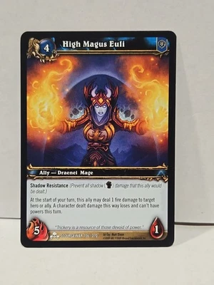 World Of Warcraft TCG Scourgewar High Magus Euli Regular Common Card - Image 1 of 2