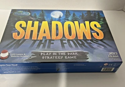 ThinkFun - Shadows in The Forest Play in The Dark Strategy Game- NEW - Image 1 of 4